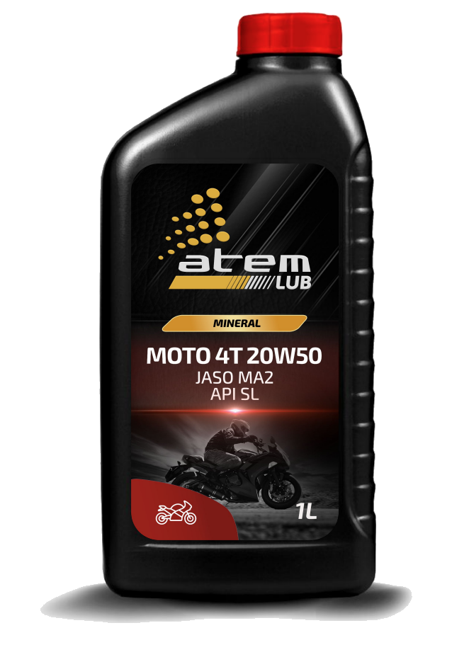 Moto 4T 20W50 JASO MA2 · API SL